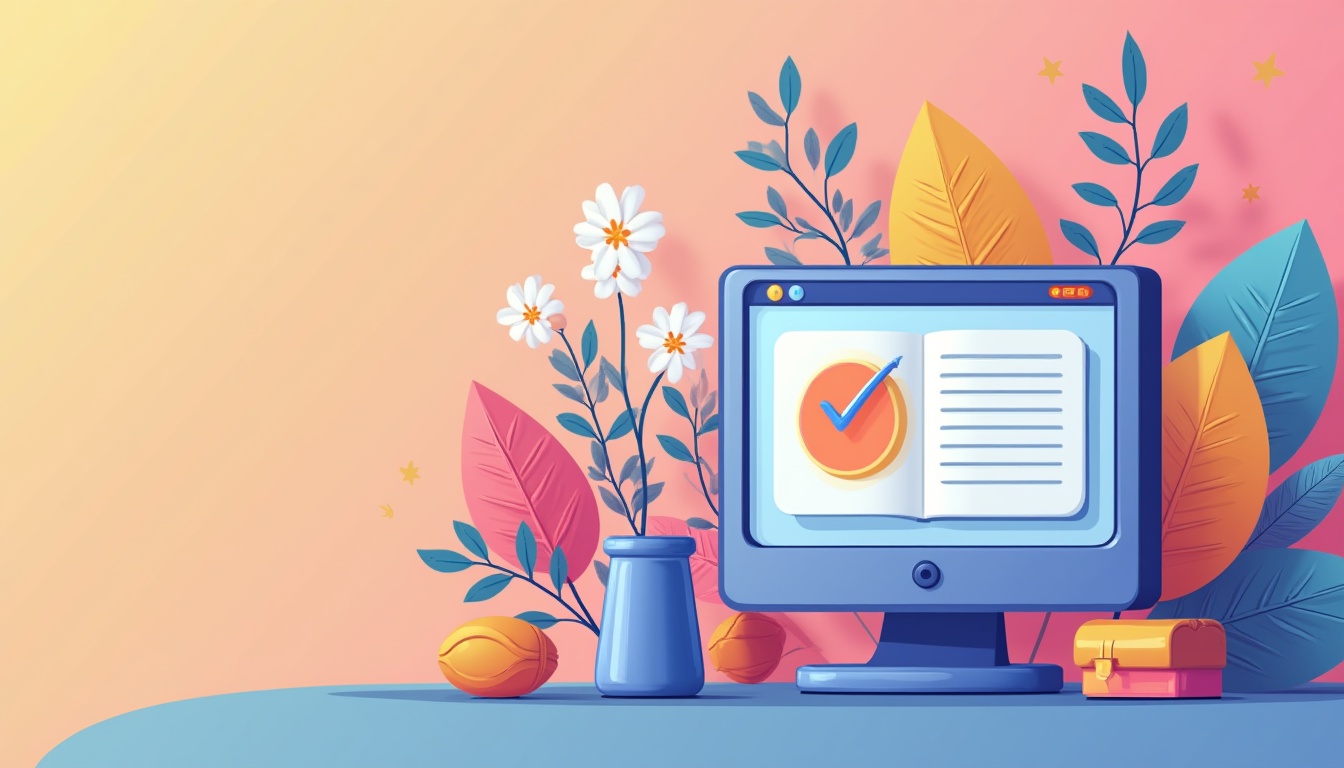 O interfață digitală futuristă cu elemente de web design și inteligență artificială, simbolizând un site de prezentare firmă